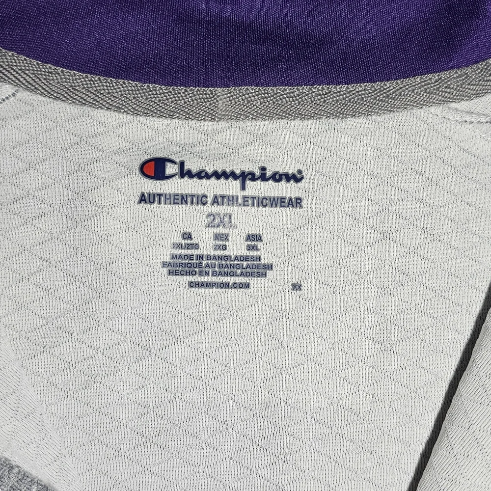 NWT Champion Men's Washington Huskies 1/4 Zip Sweatshirt With Logo Size XXL